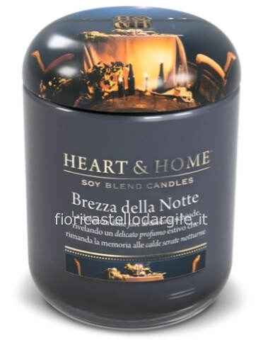 Candela profumata di soia biologica 340 gr. Varie profumazioni.